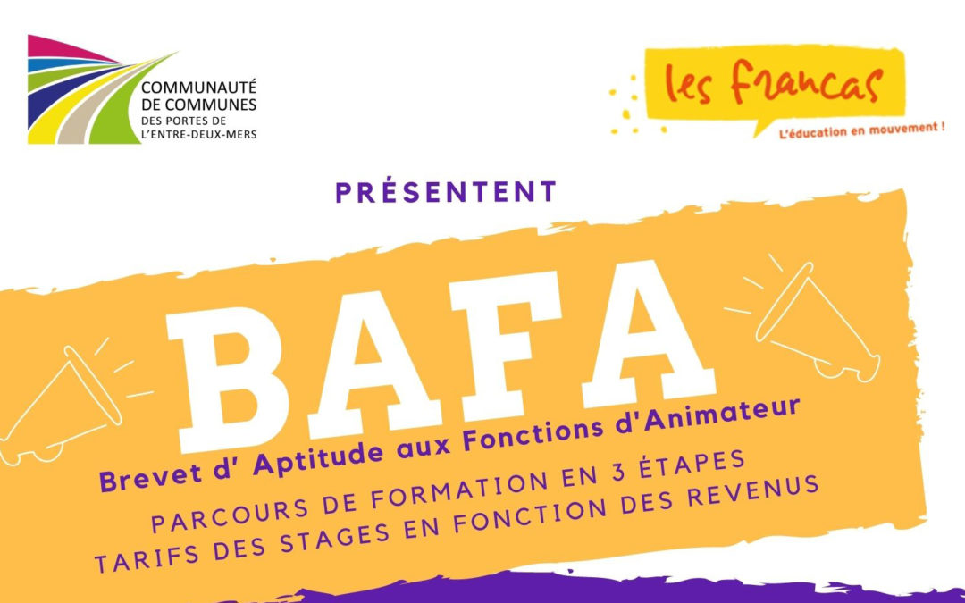 Passez votre BAFA avec la Communauté de Communes