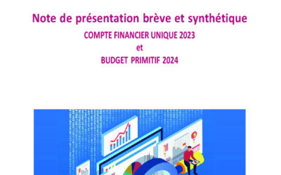 Budget 2024 : Note de présentation brève et synthétique